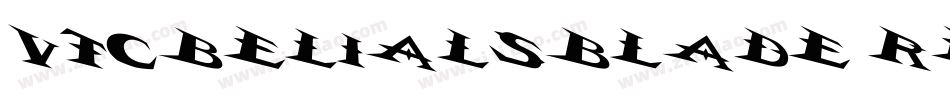 VTCBelialsBlade Regular字体转换